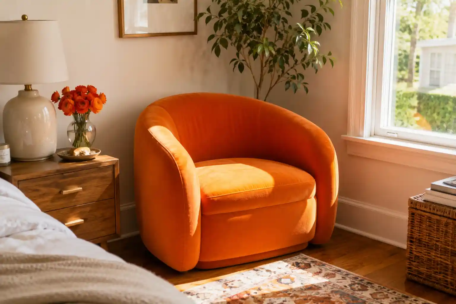 Colorful Velvet Accent Chairs