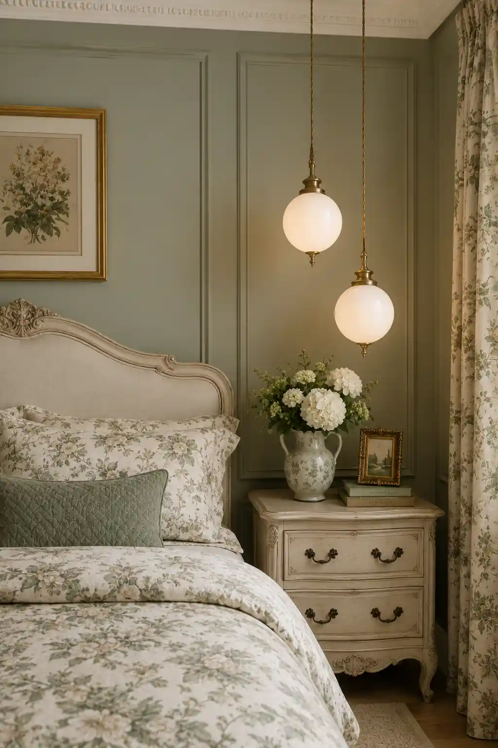 Elegance of Opaline Milk Glass Globes