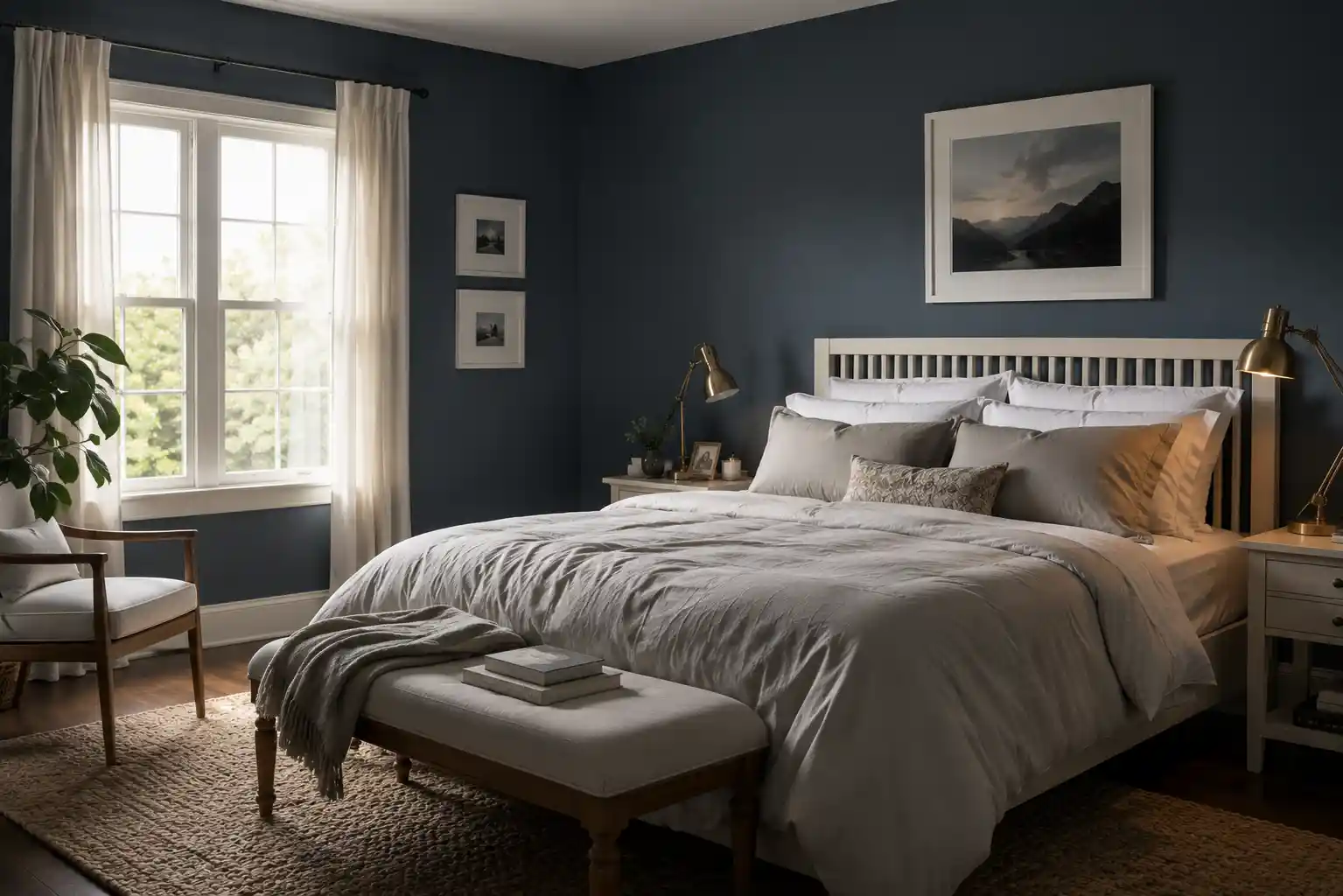 Slate Blue for a Calming Moody Effect