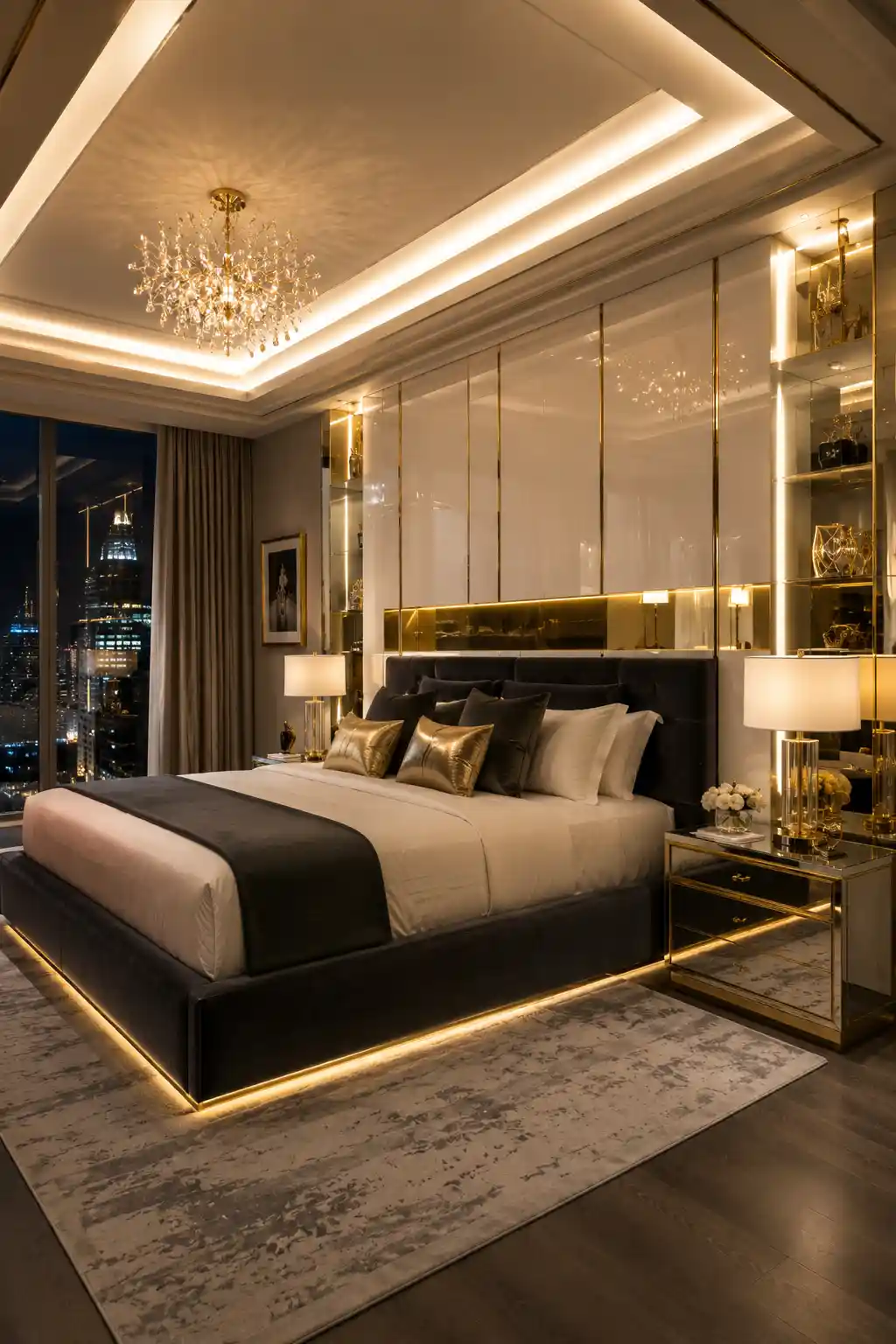 Polished Gold and Glossy Finishes
