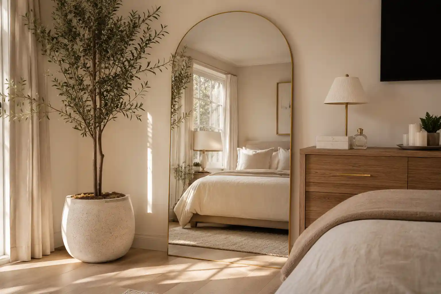 Use Floor-to-Ceiling Mirrors