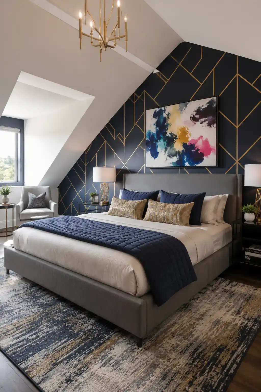 Contemporary Chic with Bold Geometry