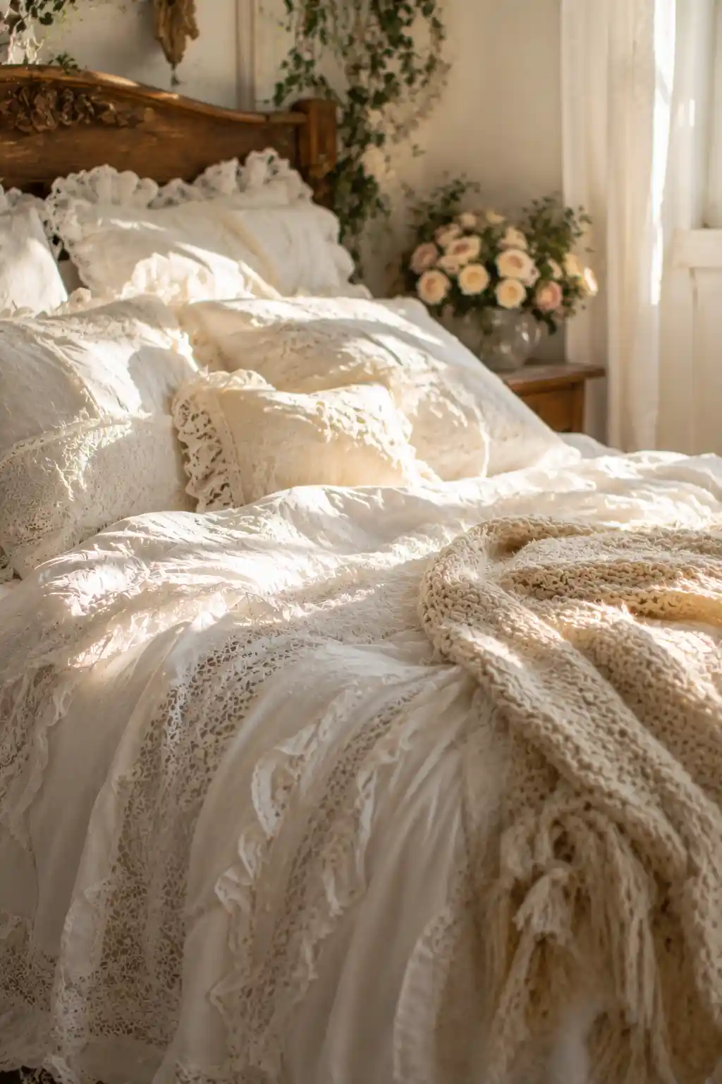 Lace and Ruffled Bedding Sets