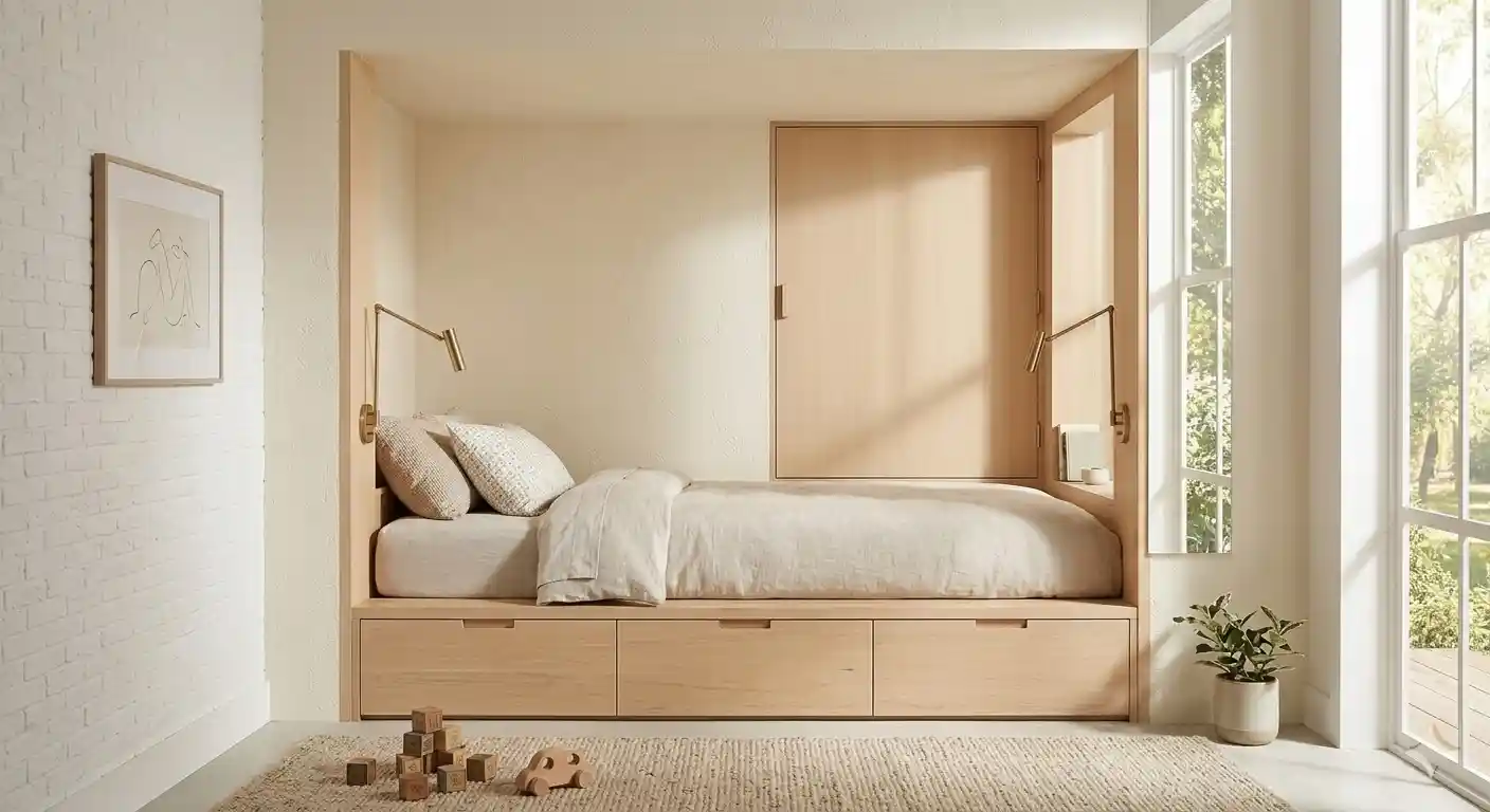 4 An Alcove Sleep Nook With Hidden Compartments Clean