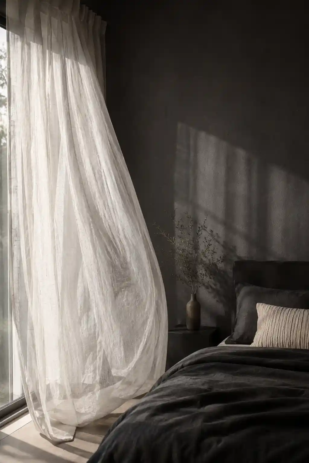 Sheer Floor-to-Ceiling Curtains