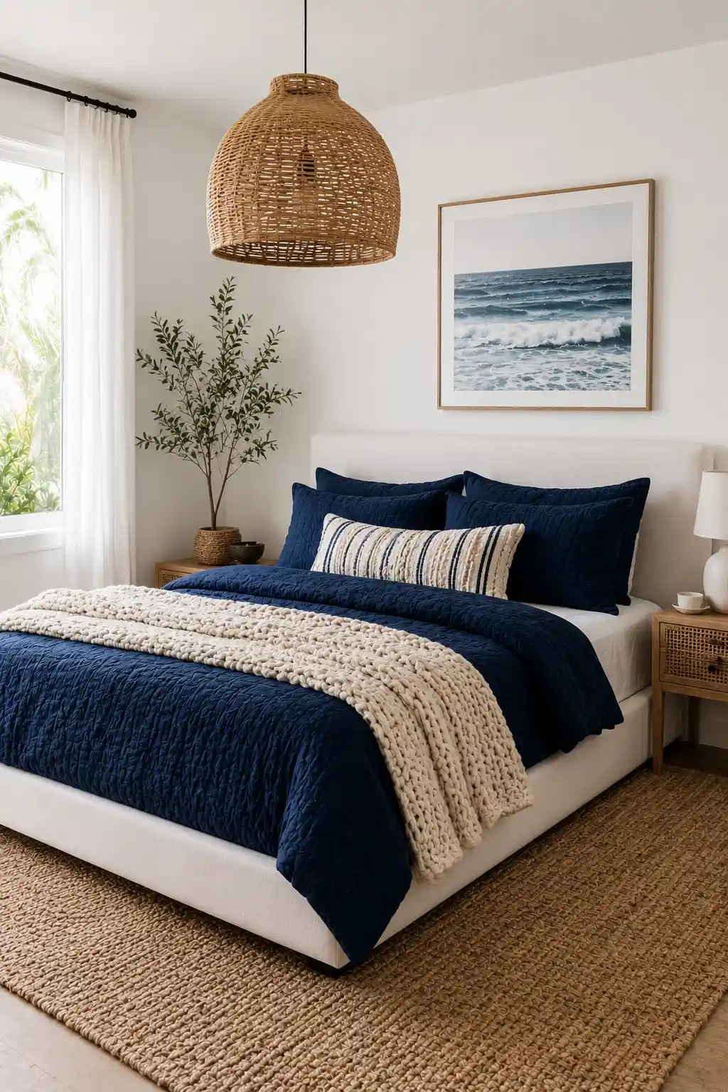 Clean Contrast Minimalist Navy