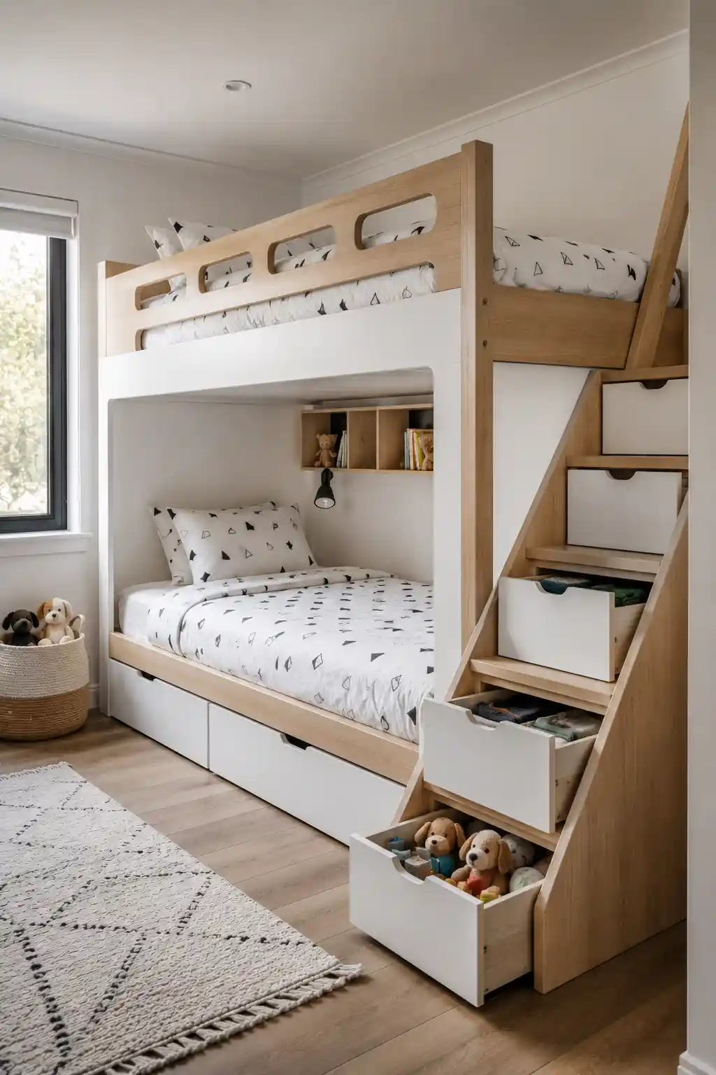 Functional Storage Stairs Integration