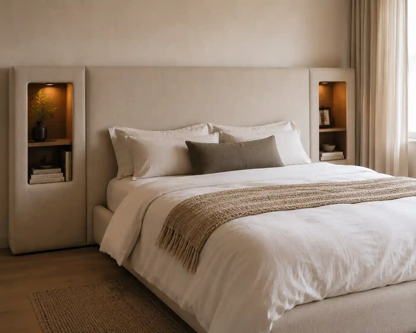 Create Integrated Headboard Storage