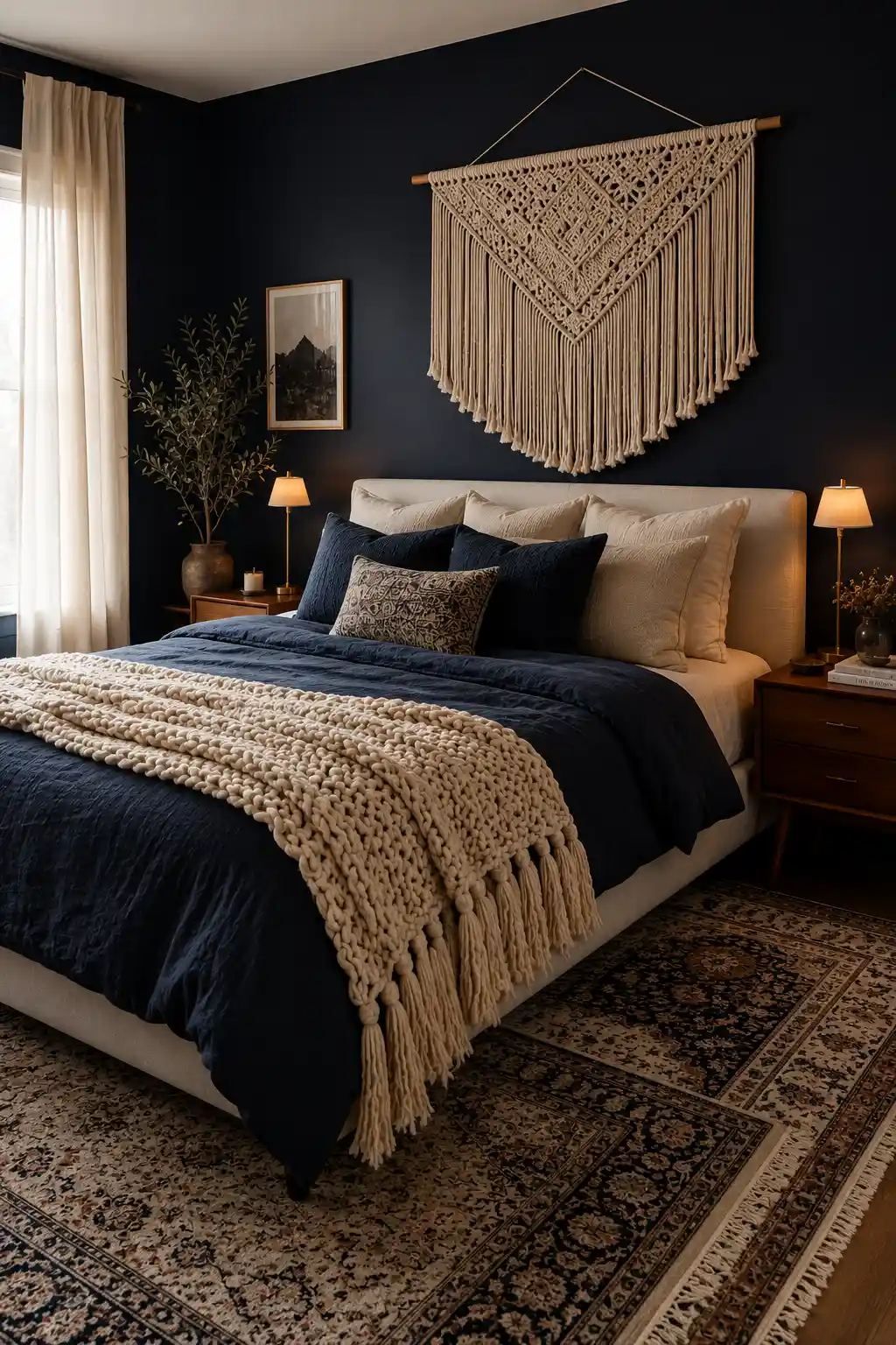 Rustic Navy and Weathered Wood
