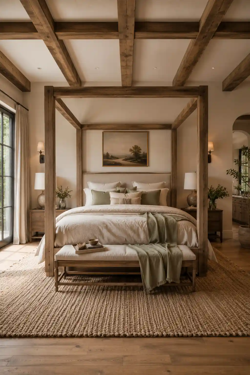 Earthy Modernism with Natural Wood