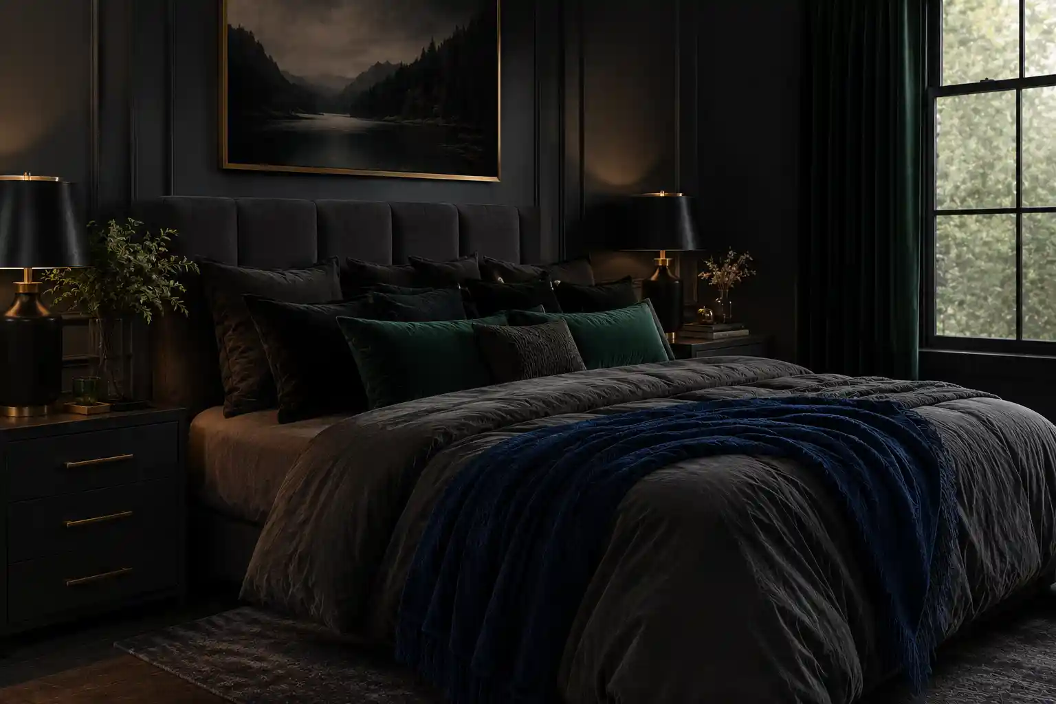 Injecting Moody Jewel Tone Accents
