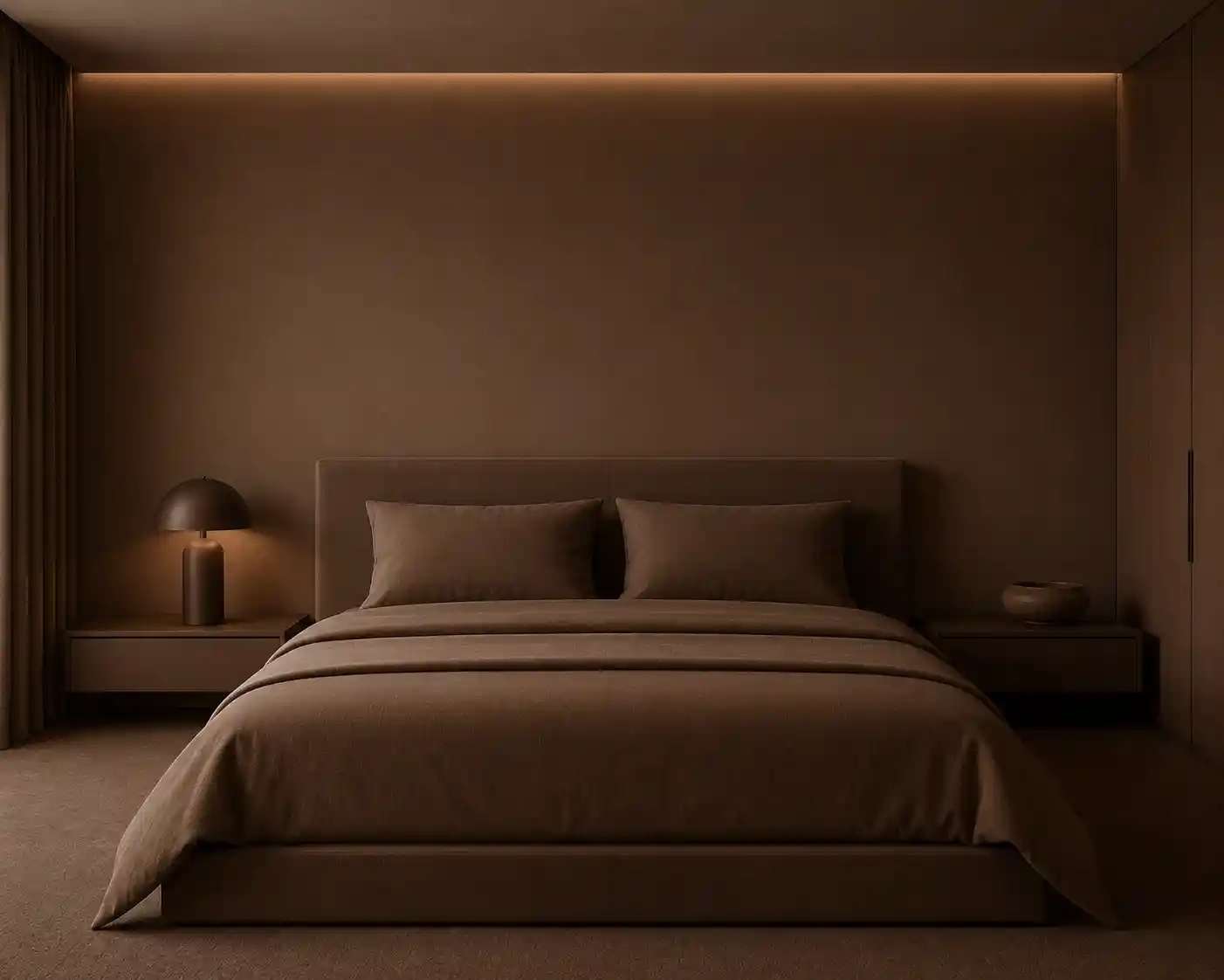 Monochromatic Brown Minimalist Style