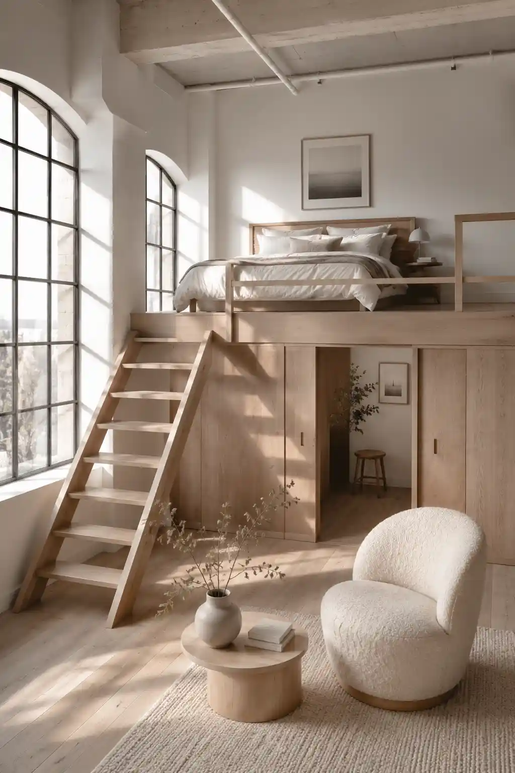 Scandinavian Minimalist Mezzanine
