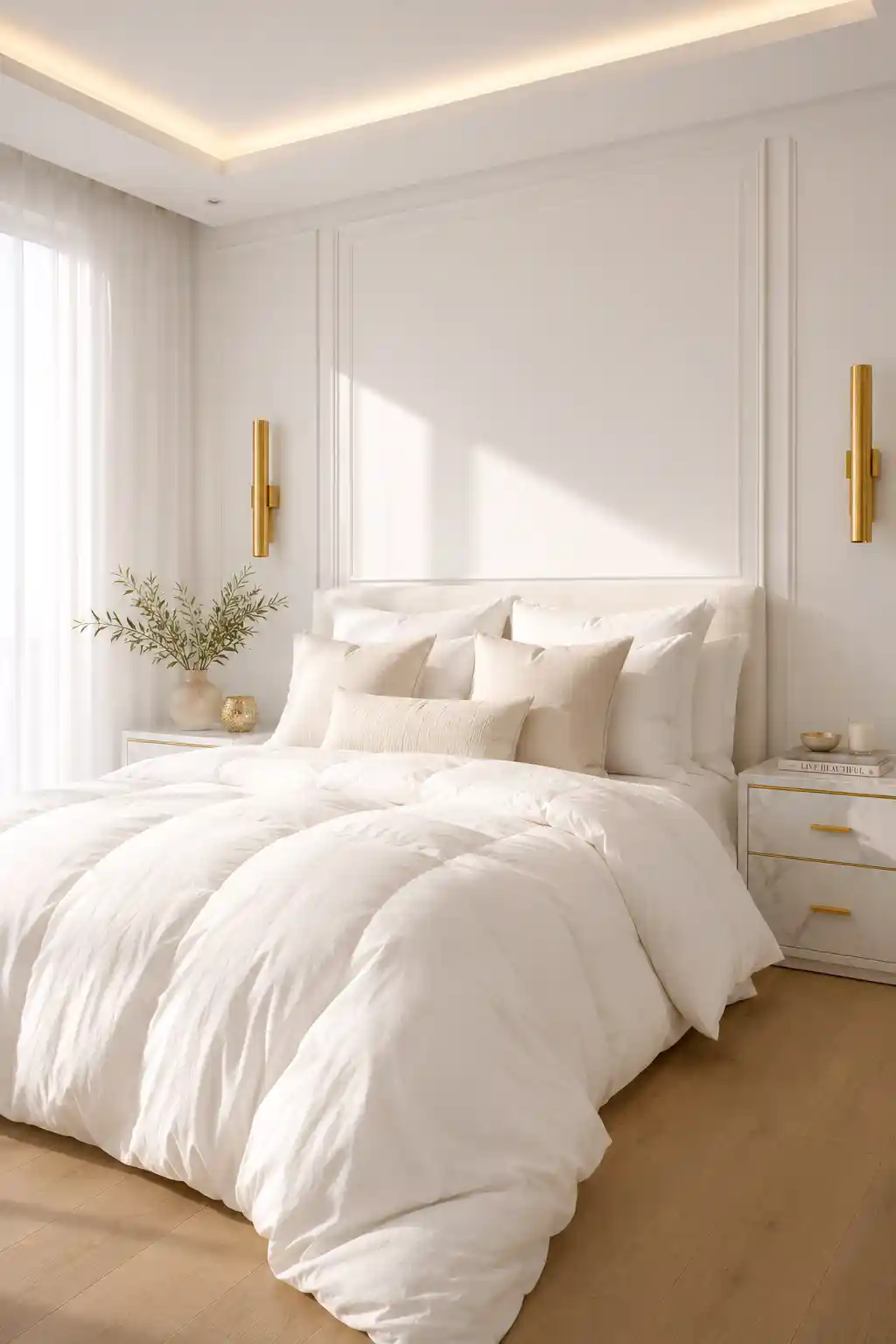 All-White Minimalist Luxury