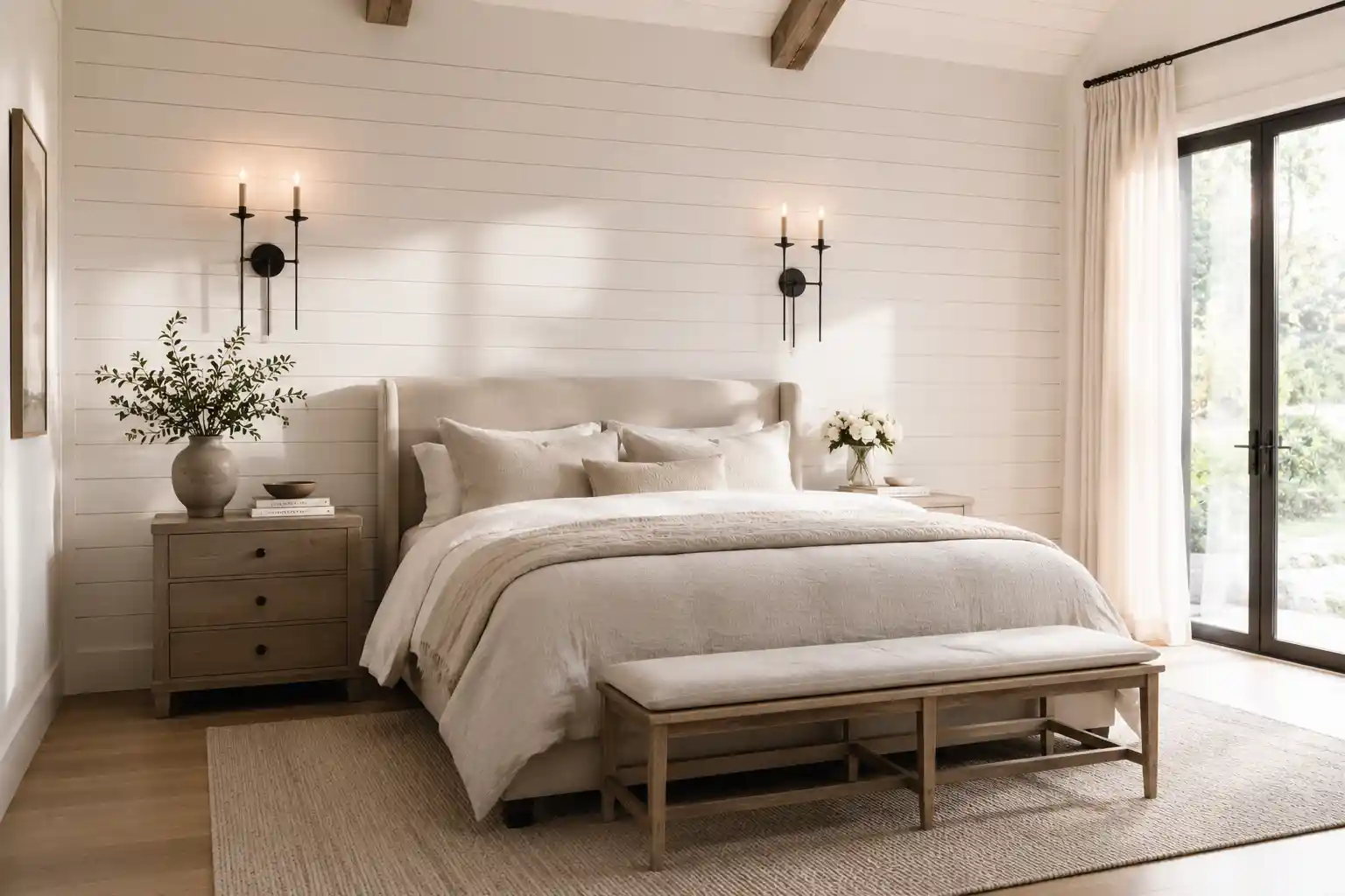 Architectural Interest with White Shiplap