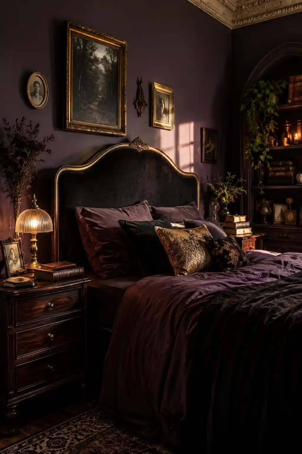 Deep Amethyst Accent Walls