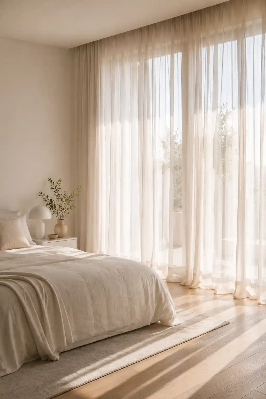 Airy Floor-to-Ceiling Sheer Curtains