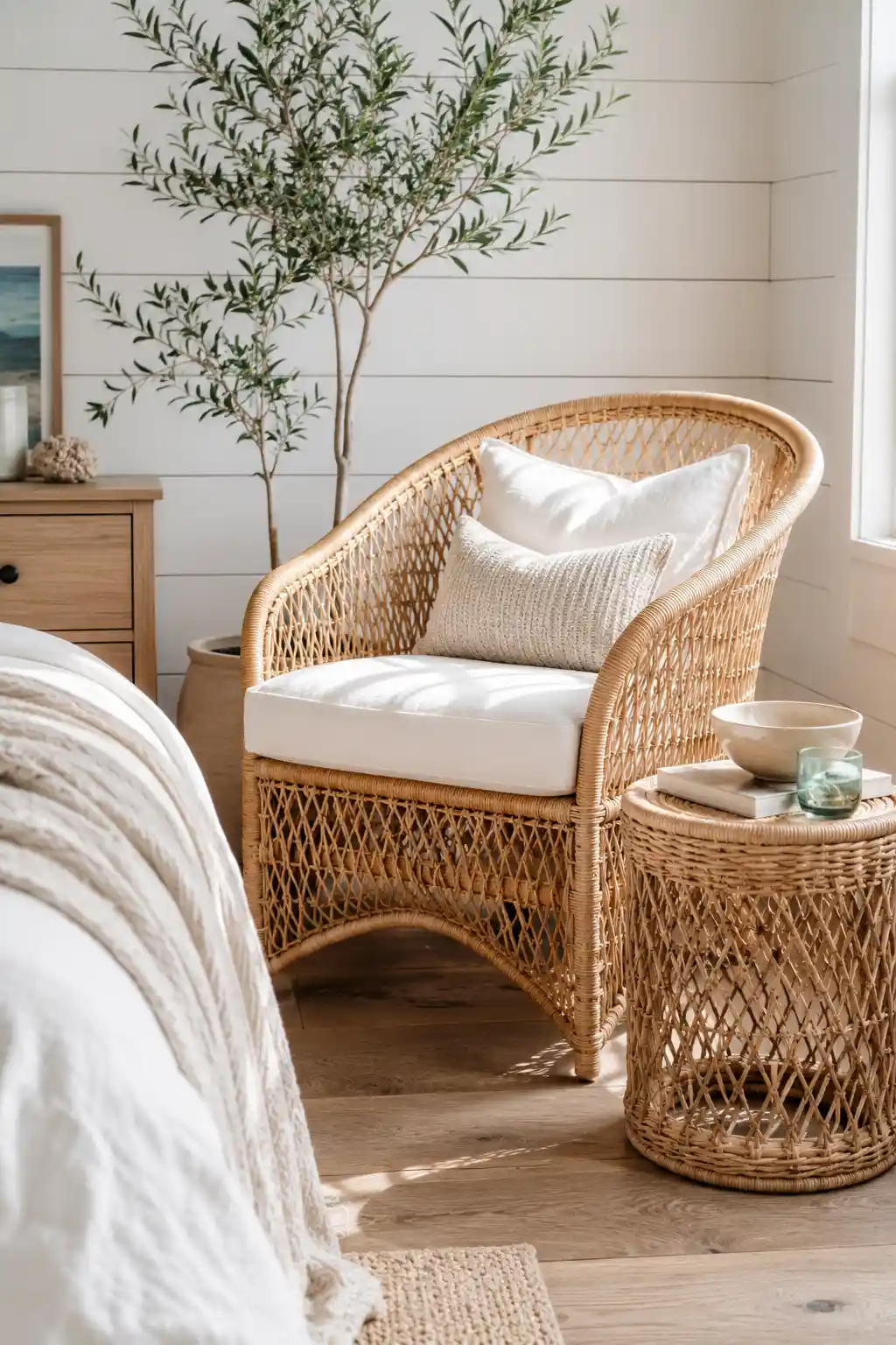 Incorporate Natural Rattan and Woven Furniture