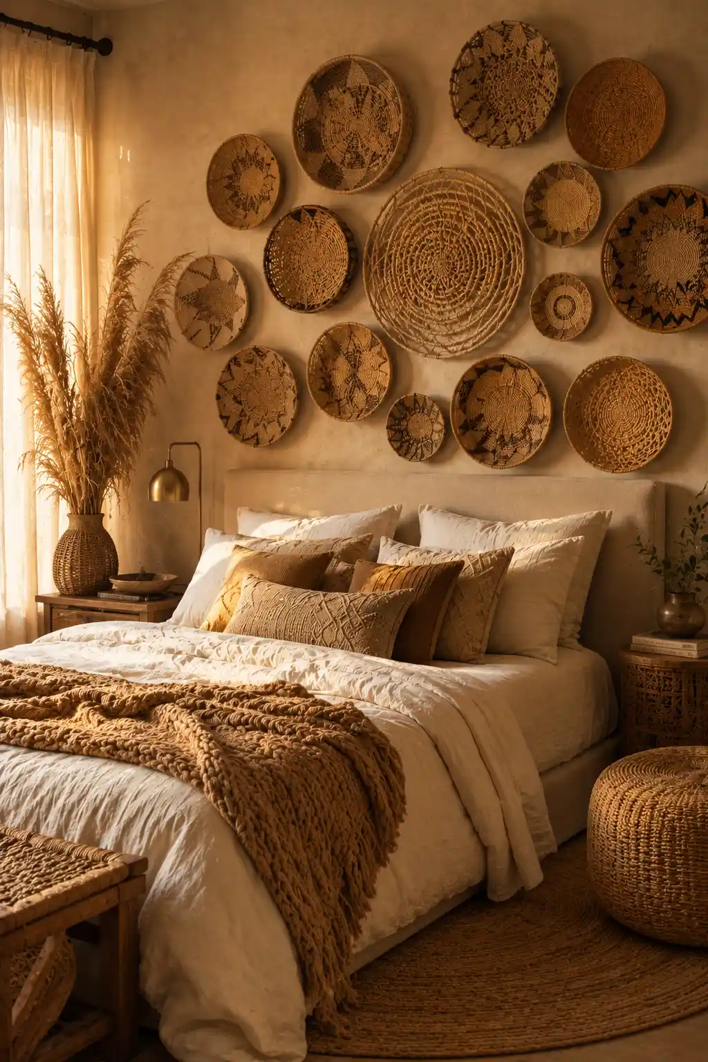 Woven Rattan Wall Basket Gallery