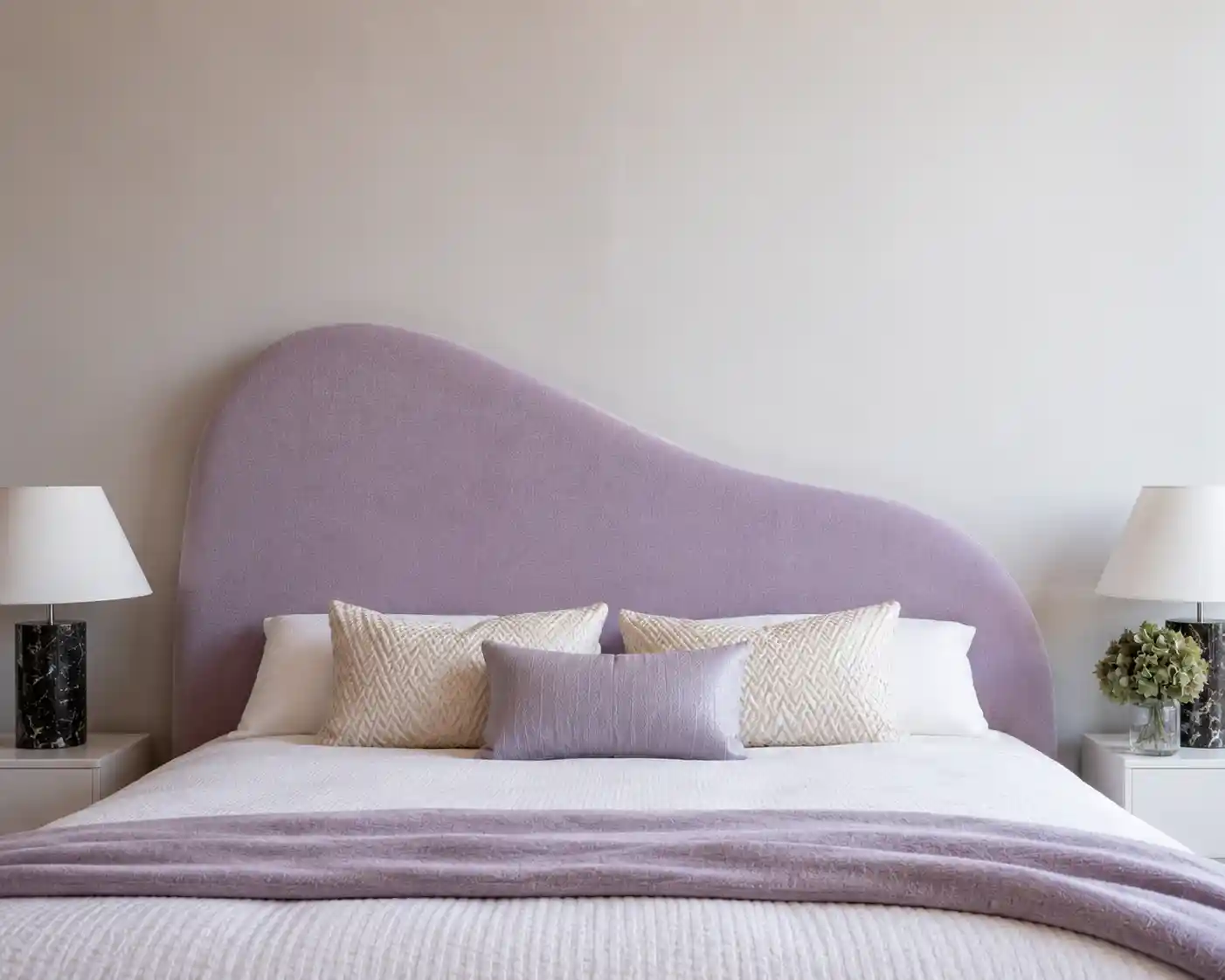 Asymmetrical and Curved Headboards