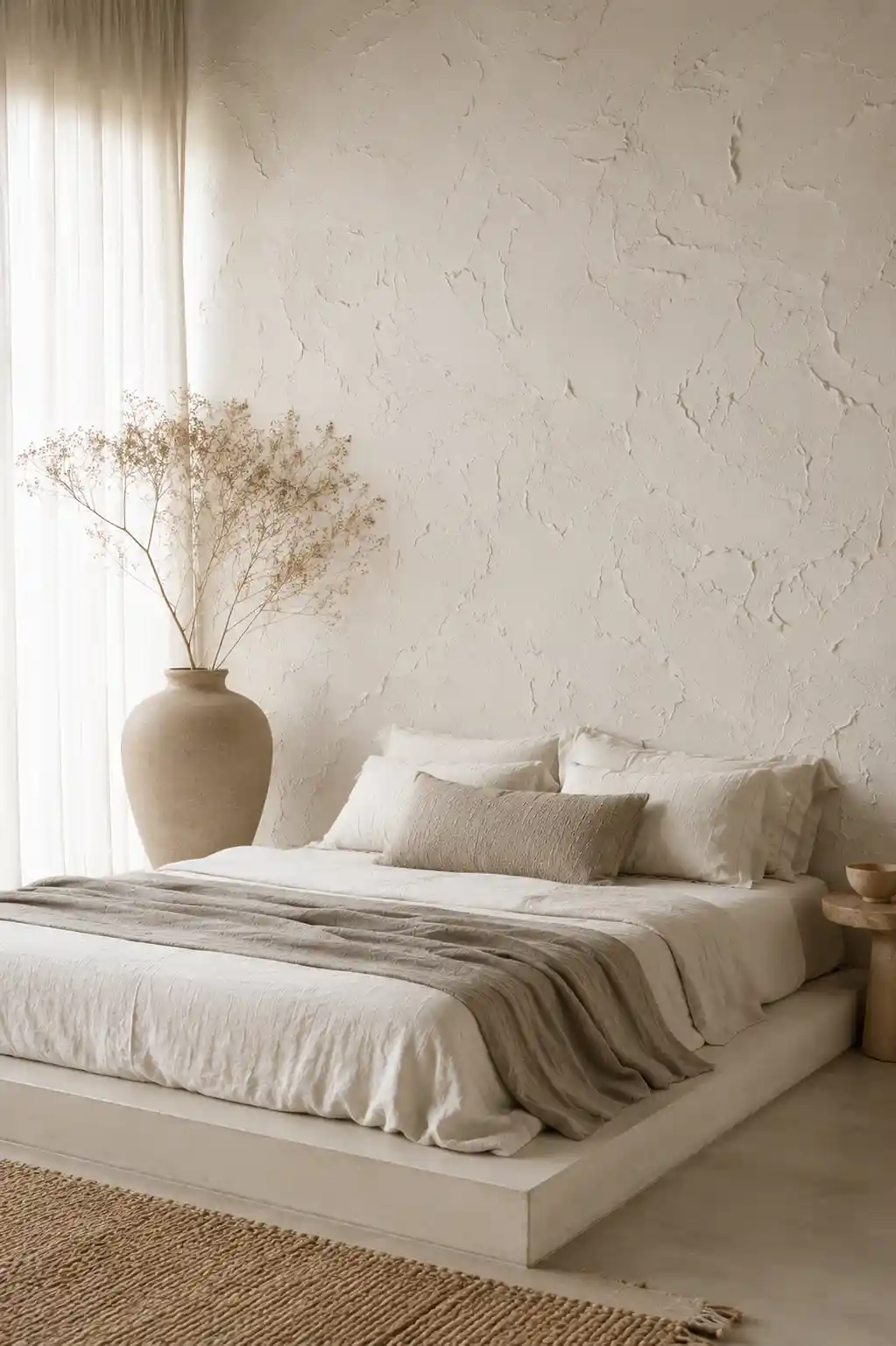 Textured Plaster Wabi-Sabi Wall