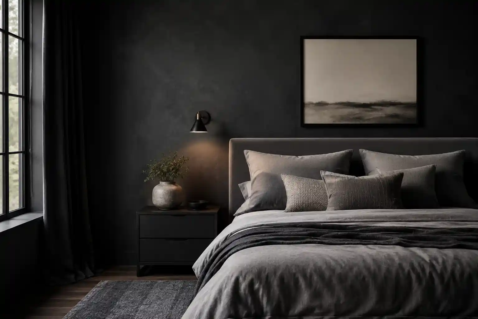 Embrace Deep Charcoal Wall Tones