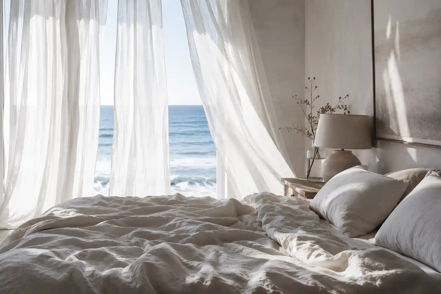 Breezy Linen Fabrics and Gauze Curtains