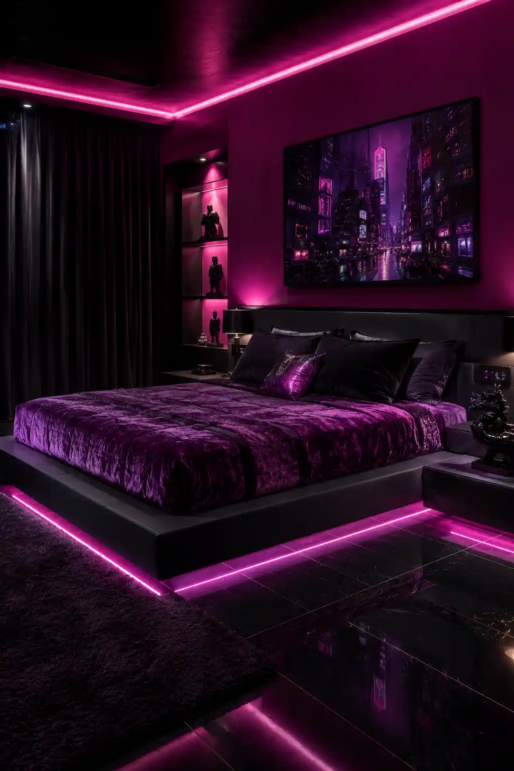 Neon Cyber-Pink Studio