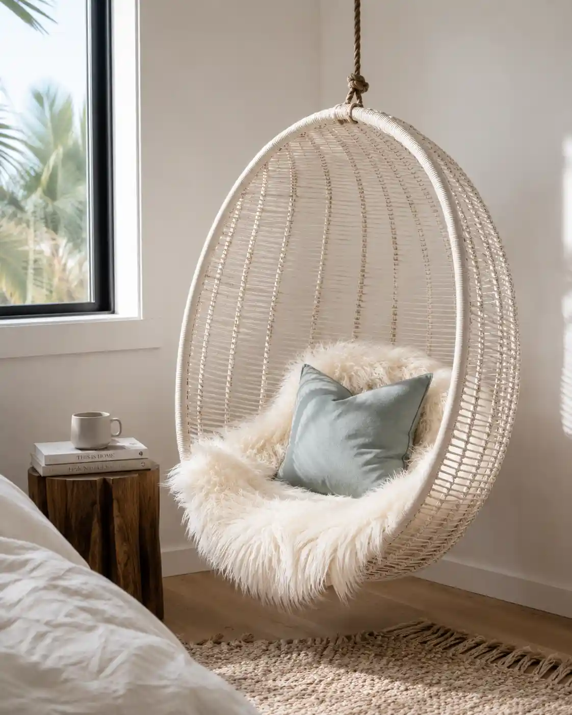 Create a Hanging Egg Chair Nook