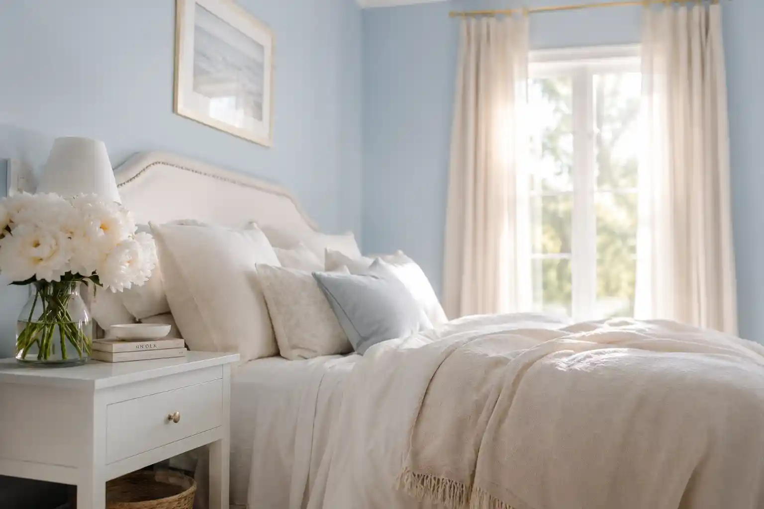 Pastel Blue and Cream Serenity
