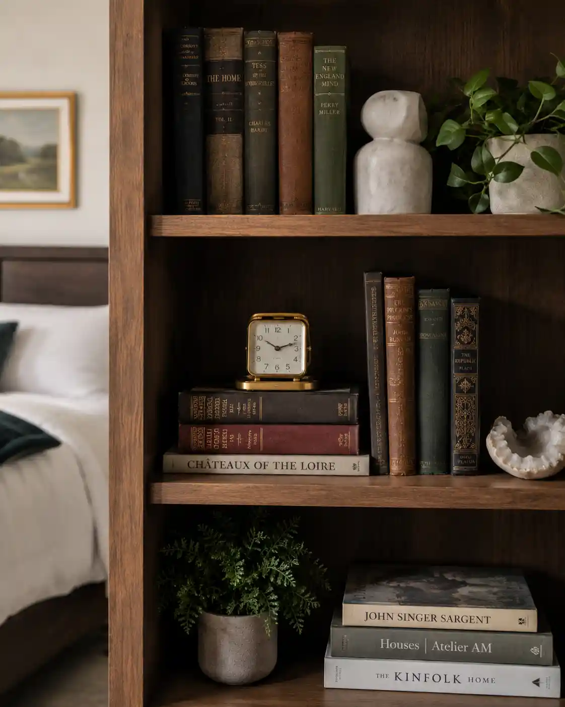 Style a Curated Bookshelf
