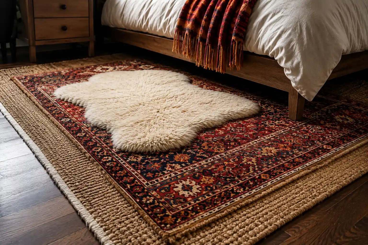 Layered Vintage Rugs