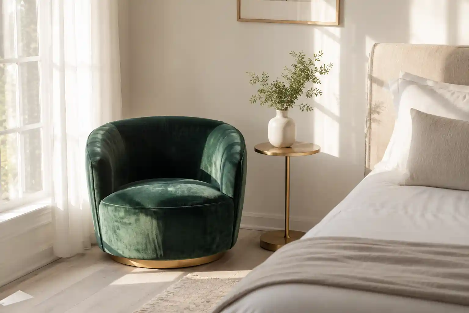 Jewel-Toned Velvet Accent Seating