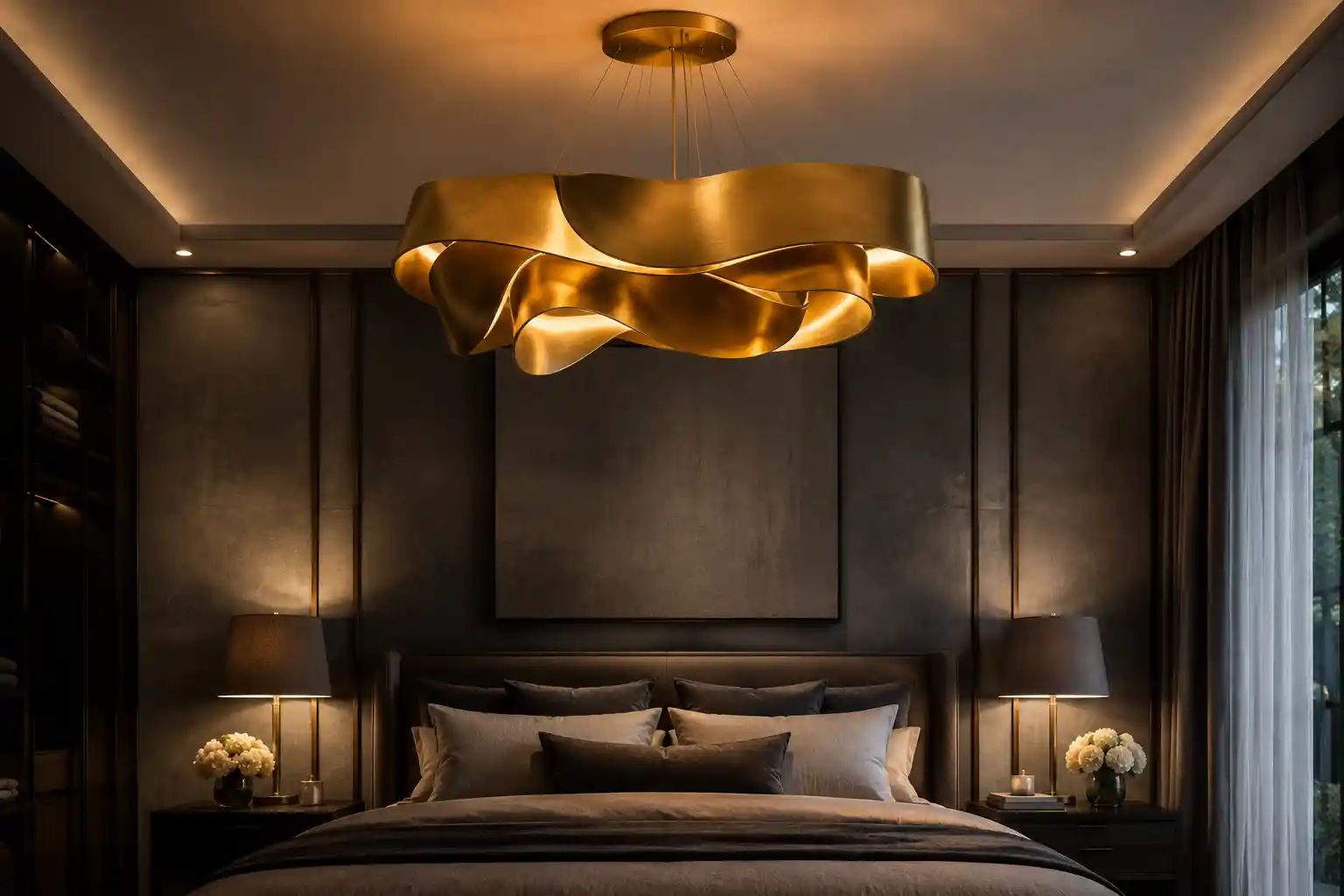 Install Sculptural Statement Lighting
