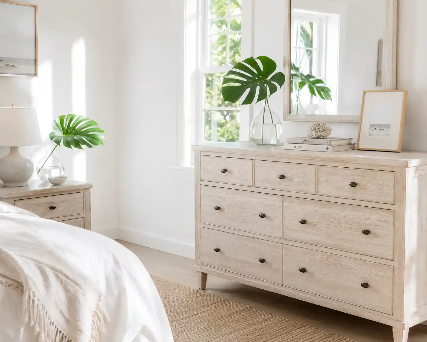 White-Washed Wood Furniture