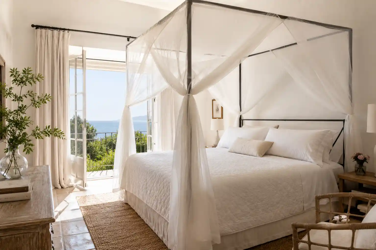 Airy Canopy Bed