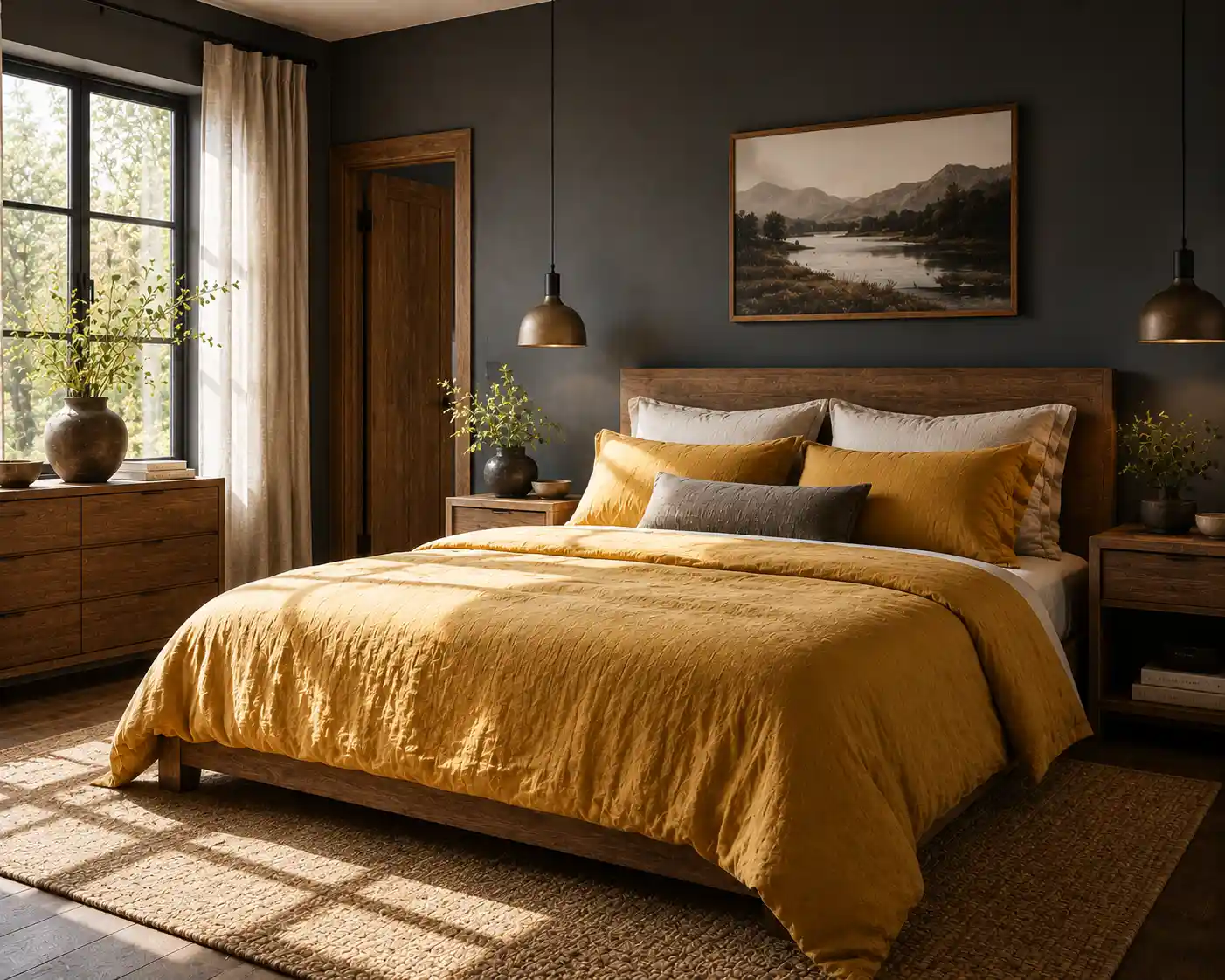 Rich Ochre Bedding