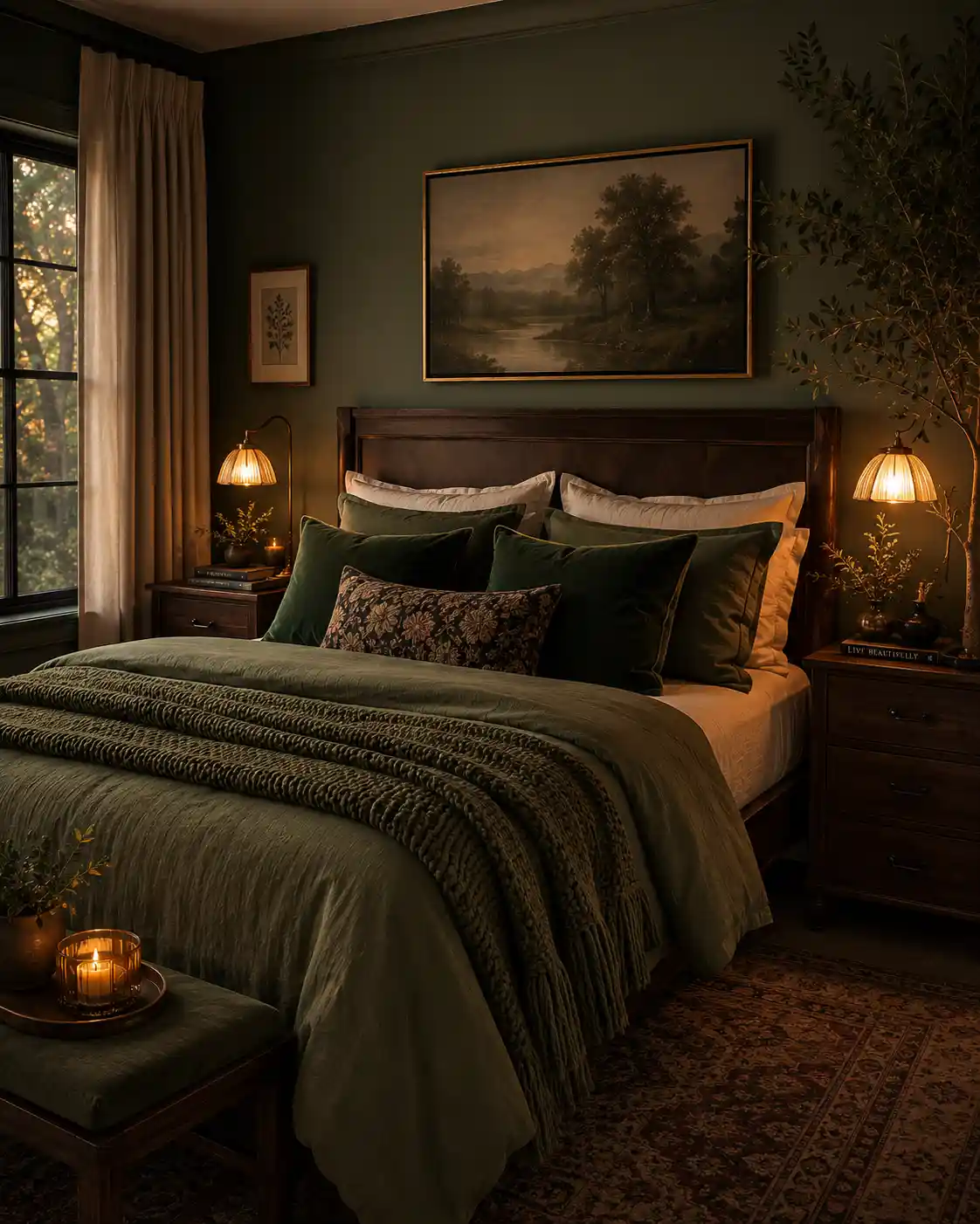 Moody Depth with Jewel Tones