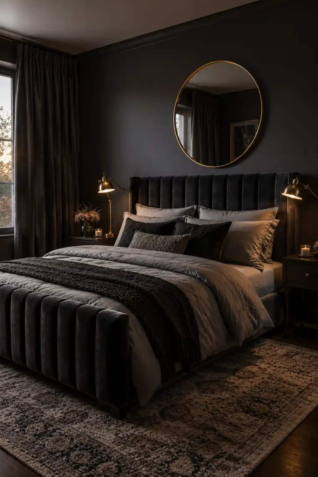 Opulent Charcoal Hideaway