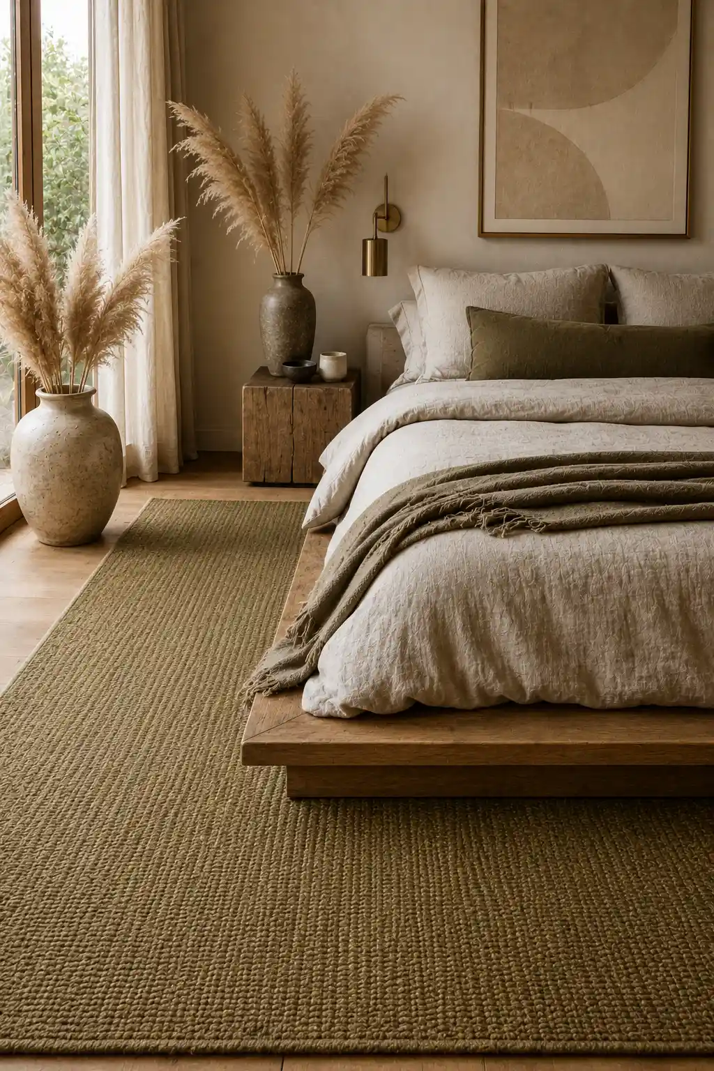 Organic Woven Grasscloth Accents