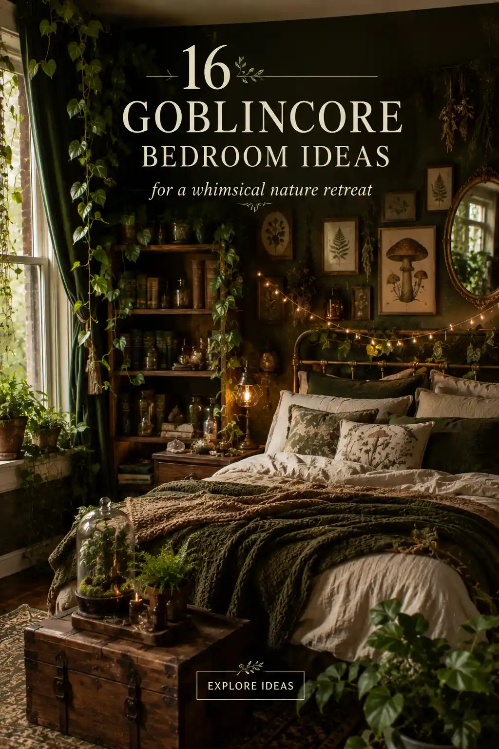 16 Goblincore Bedroom Ideas for a Whimsical Nature Retreat