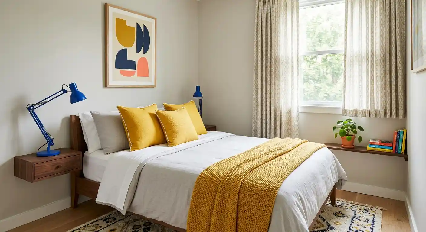 8 Energize The Space With Bright Accents Clean