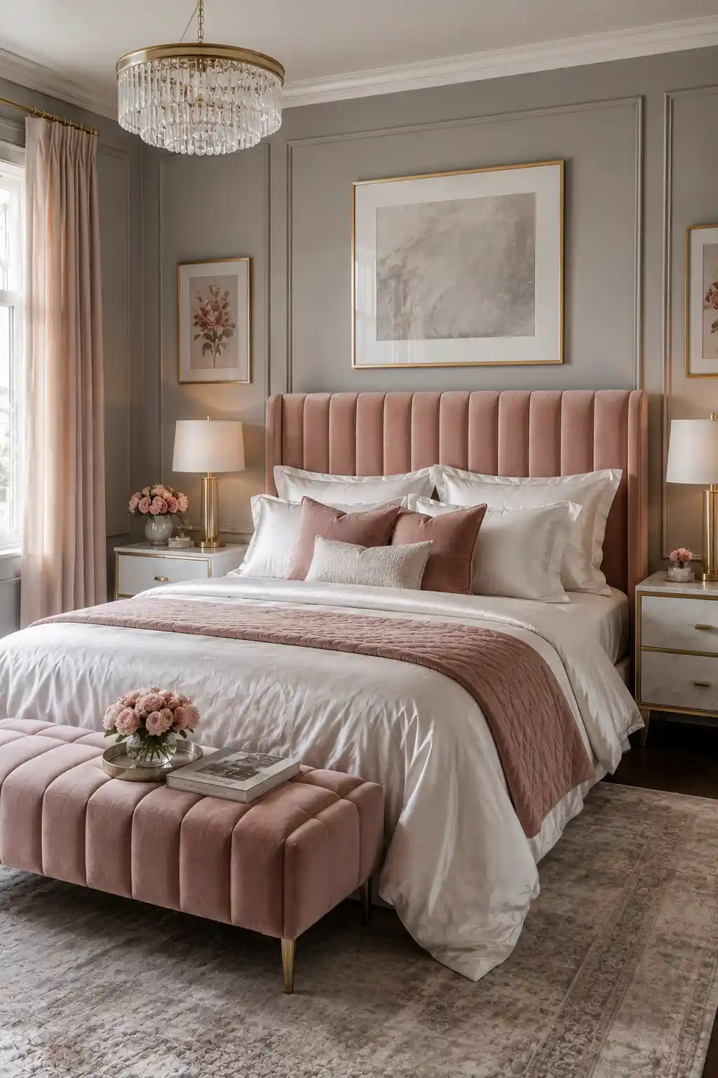 Sophisticated Blush and Dove Gray