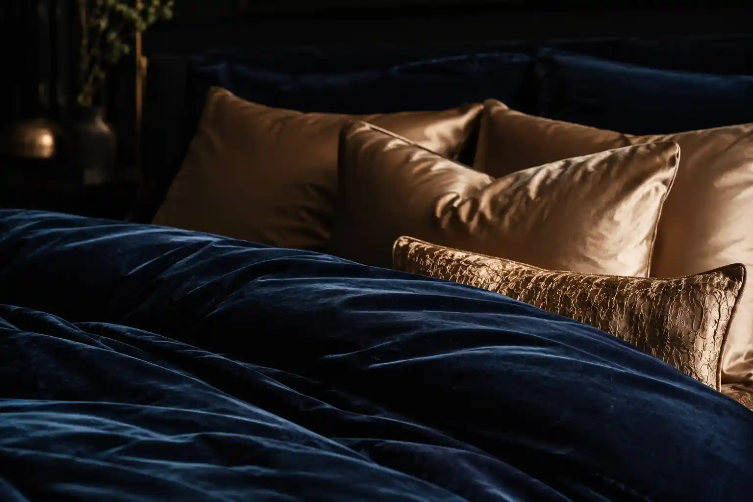 Layer Luxurious Velvet Textiles