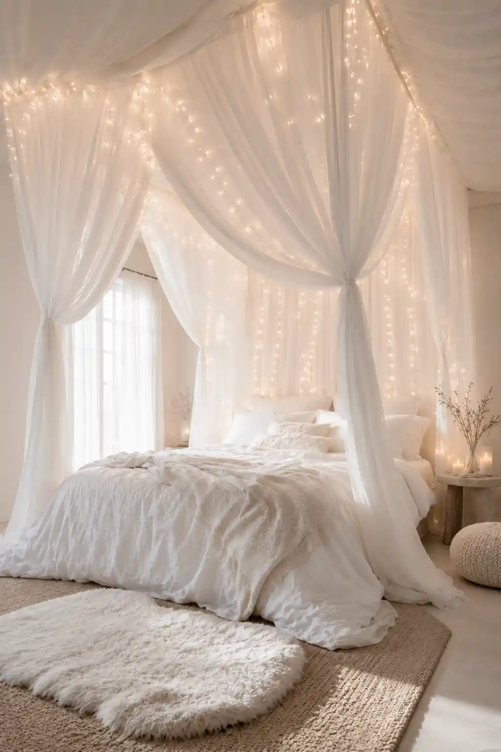Romantic Sheer Canopy Bedding