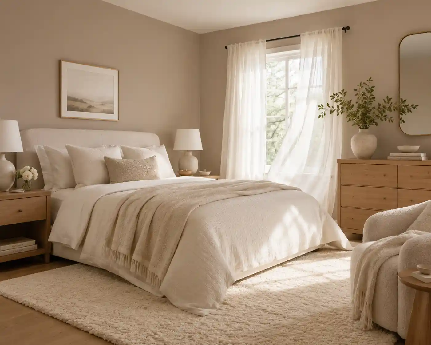Taupe and Cream Color Palette