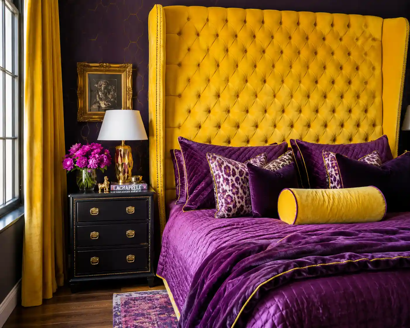Vibrant Upholstered Headboard
