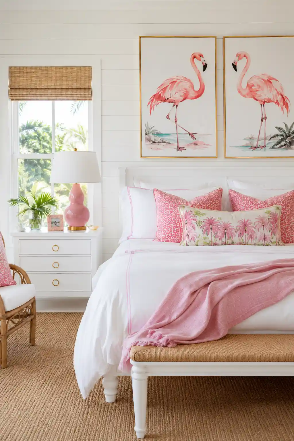 Playful Flamingo Beach Vibes