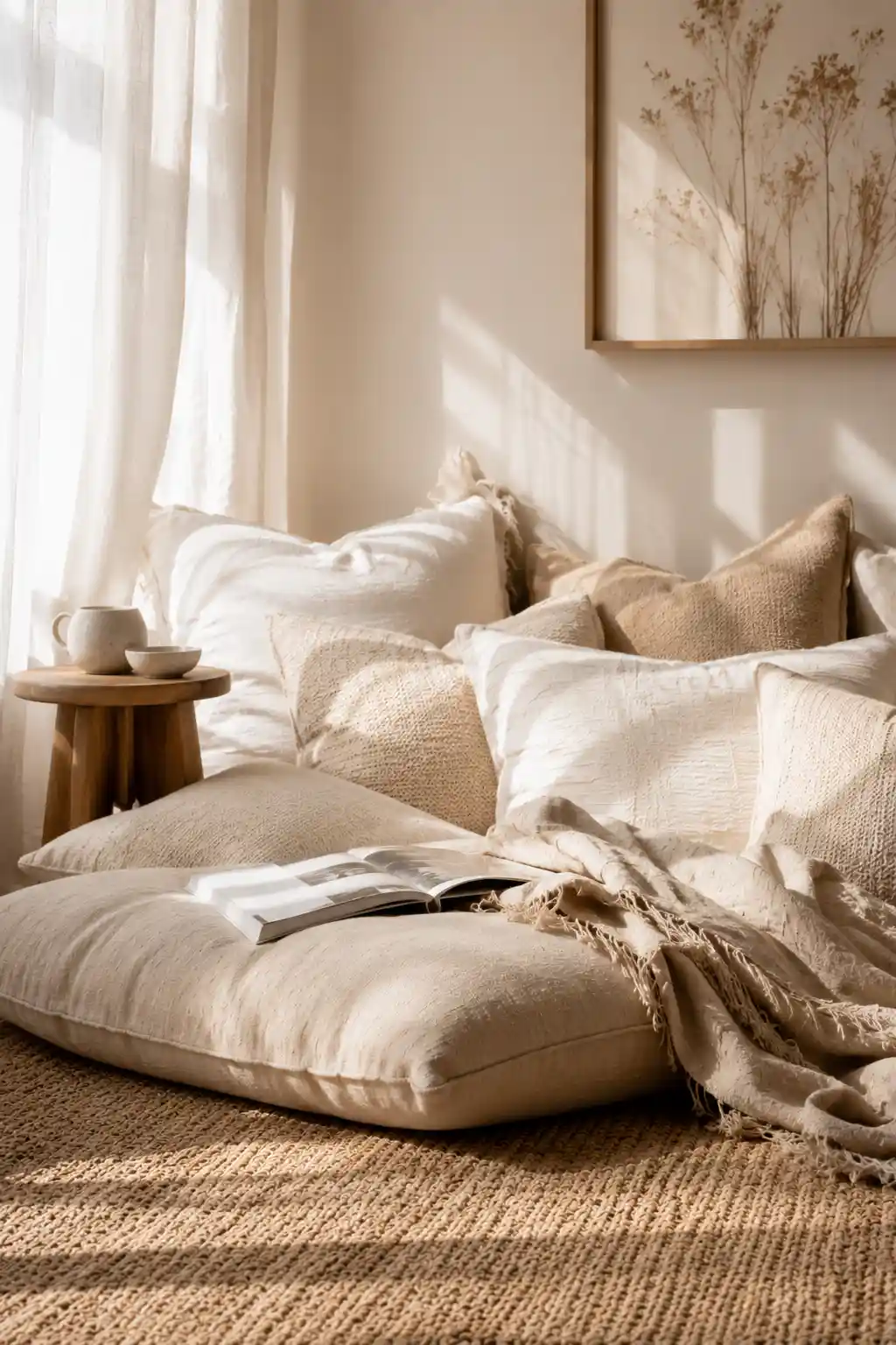 Oversized Floor Cushions for Lounging