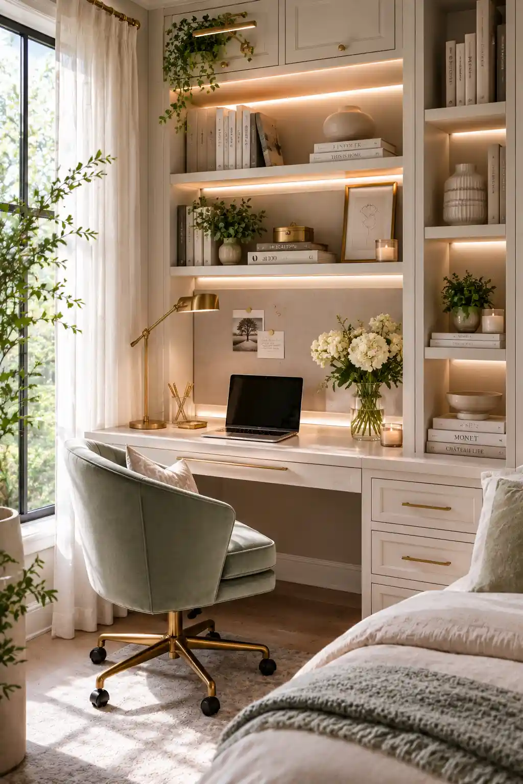 Integrated Built-in Library Desk
